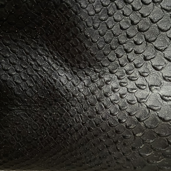 Coach Embossed Crocodile Glitter Satchel - Picture 2 of 6